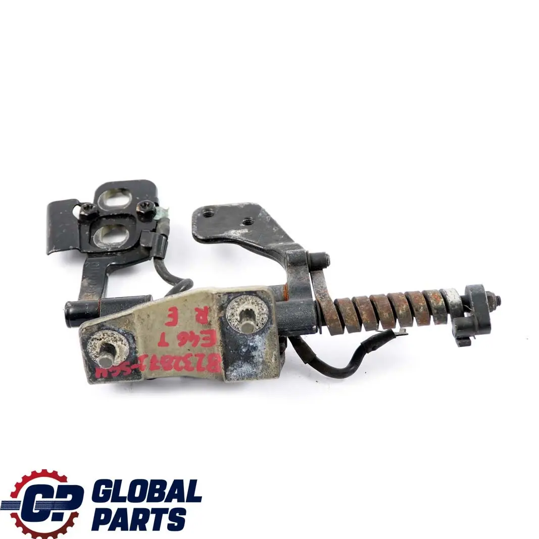 BMW 3 E46 Touring Rear Right O/S Trunk Lid Hinge Schwarz 2 Black 668 - SKU 8232872-SCH - Part number 8232872