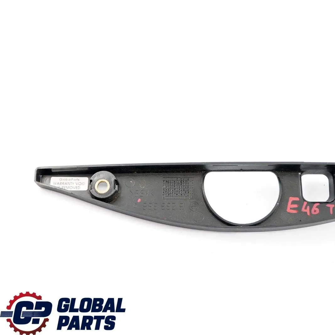 Boot Trunk Wiper Motor Cover Trim Black to BMW E46 Touring Rear with Part number 8233368 BMW E46 Touring Rear Boot Trunk Wiper Motor Cover Trim Black - SKU 8233368 - Part number 8233368