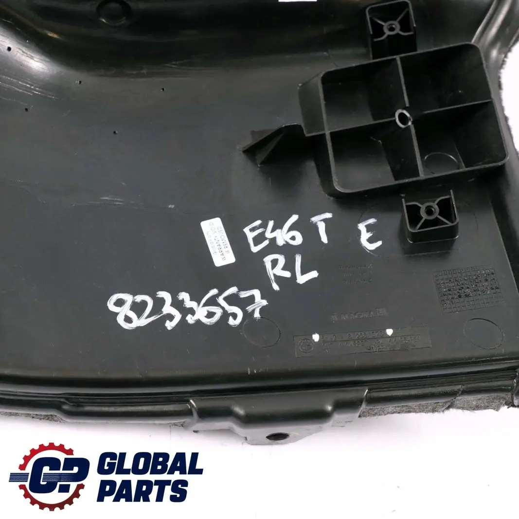 Boot Trunk Lateral Left N/S Trim Panel Anthracite 8208373 to BMW 3 E46 Touring with Part number 8233657 BMW 3 E46 Touring Boot Trunk Lateral Left N/S Trim Panel Anthracite 8208373 - SKU 8233657 - Part number 8233657