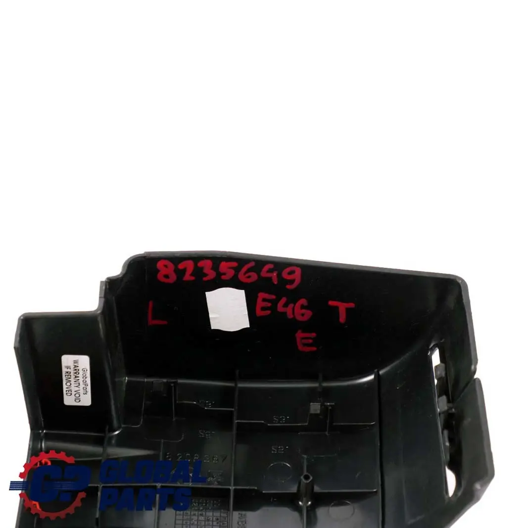 BMW 3 Series E46 Touring Covering Left N/S Rear Seat Belt Trim Black - SKU 8235649 - Part number 8208367