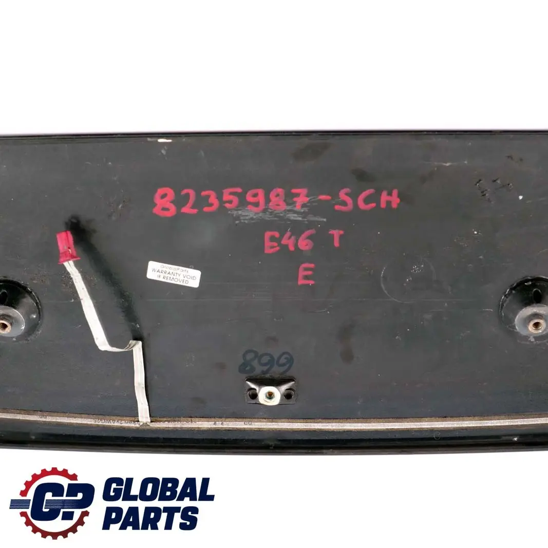 BMW 3 Series E46 Touring Rear Spoiler Schwarz 2 Black 668 - SKU 8235987-SCH - Part number 8235987