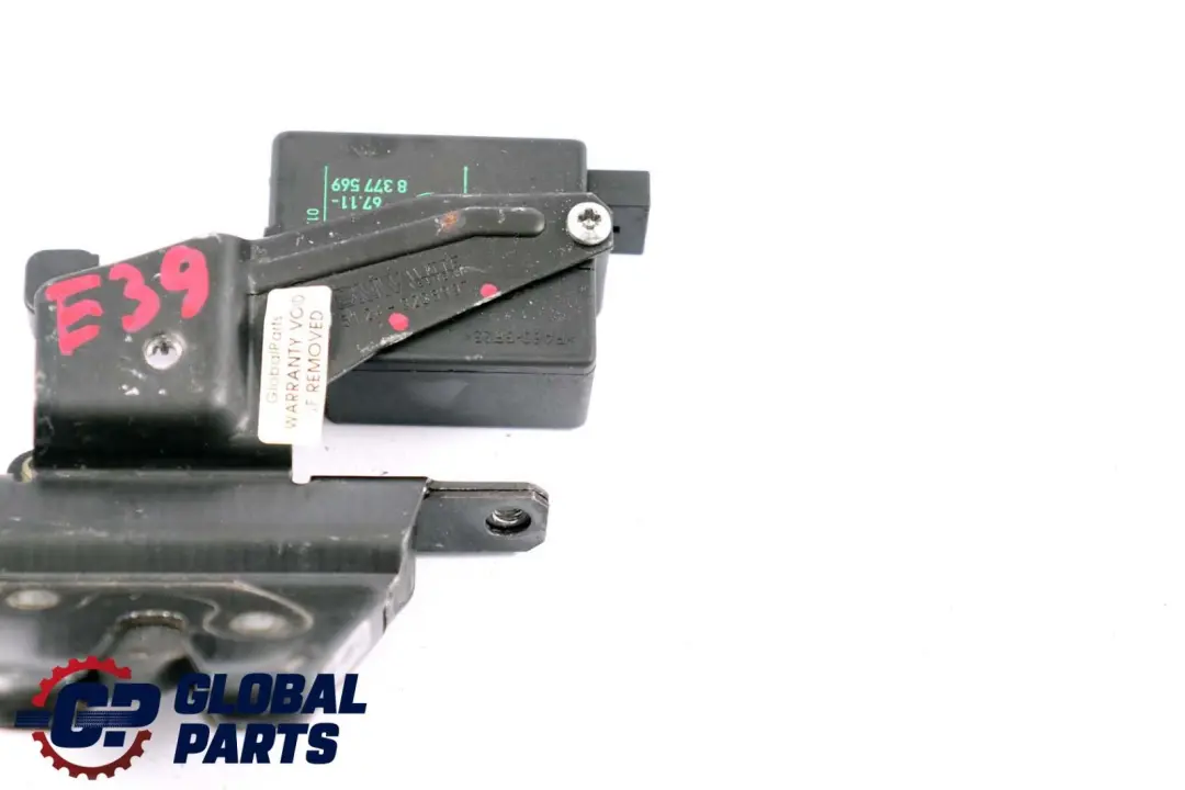 BMW E39 Tailgate Boot Trunk Lid Lock Latch Mechanism Rear - SKU 8236897 - Part number 8236897