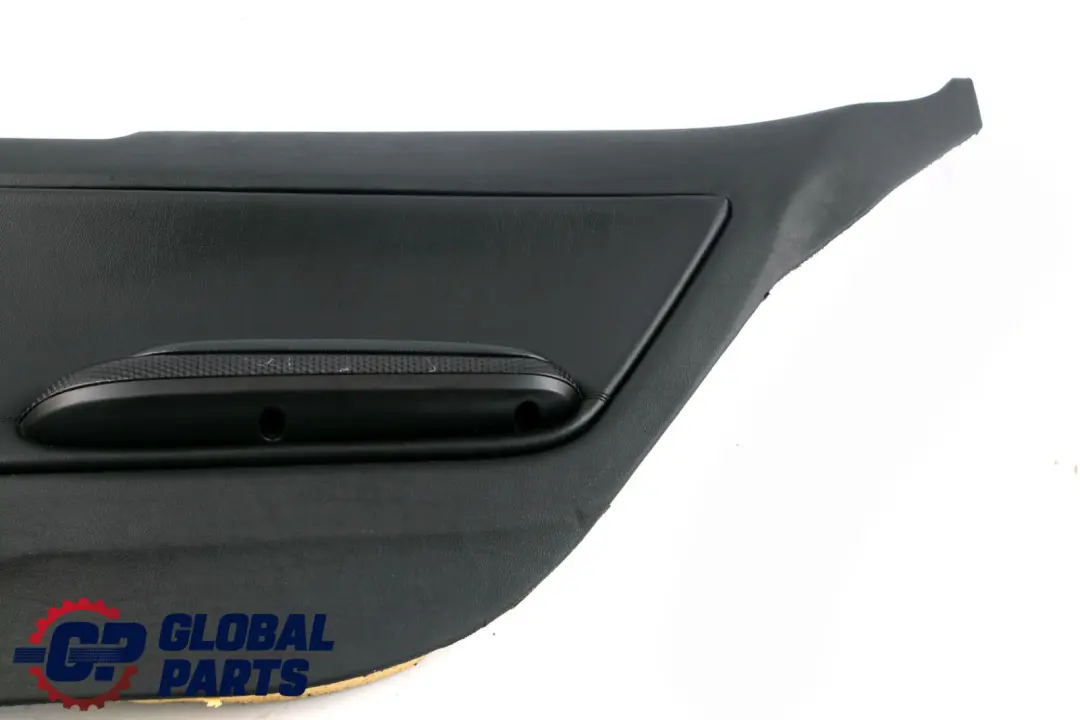 Right O/S Lateral Trim Panel Leather Montana to BMW 3 E46 Coupe Rear with Part number 8237748 BMW 3 E46 Coupe Rear Right O/S Lateral Trim Panel Leather Montana - SKU 8237748 - Part number 8237748