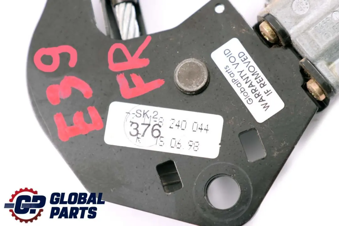 Klamra Pasa Bezpieczeństwa z Napinaczem Prawa 8240044 do BMW E38 E39 o numerze 8240046 BMW E38 E39 Klamra Pasa Bezpieczeństwa z Napinaczem Prawa 8240044 - SKU 8240046 - Numer Części 8240046