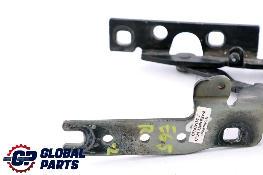 BMW 7 Series 2 E65 Engine Hood Bonnet Right O/S Hinge Black Sapphire - SKU 8240334-2 - Part number 8240334