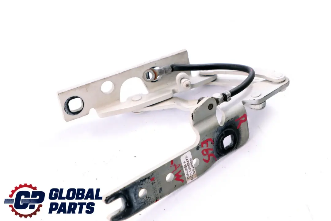 BMW 7 Series E65 Engine Hood Bonnet Right O/S Hinge Alpinweiss 3 - SKU 8240334-AW - Part number 8240334