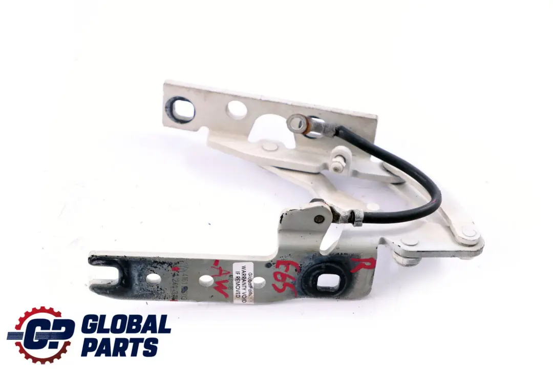 Hood Bonnet Right O/S Hinge Alpinweiss 3 to BMW 7 Series E65 Engine with Part number 8240334 BMW 7 Series E65 Engine Hood Bonnet Right O/S Hinge Alpinweiss 3 - SKU 8240334-AW - Part number 8240334