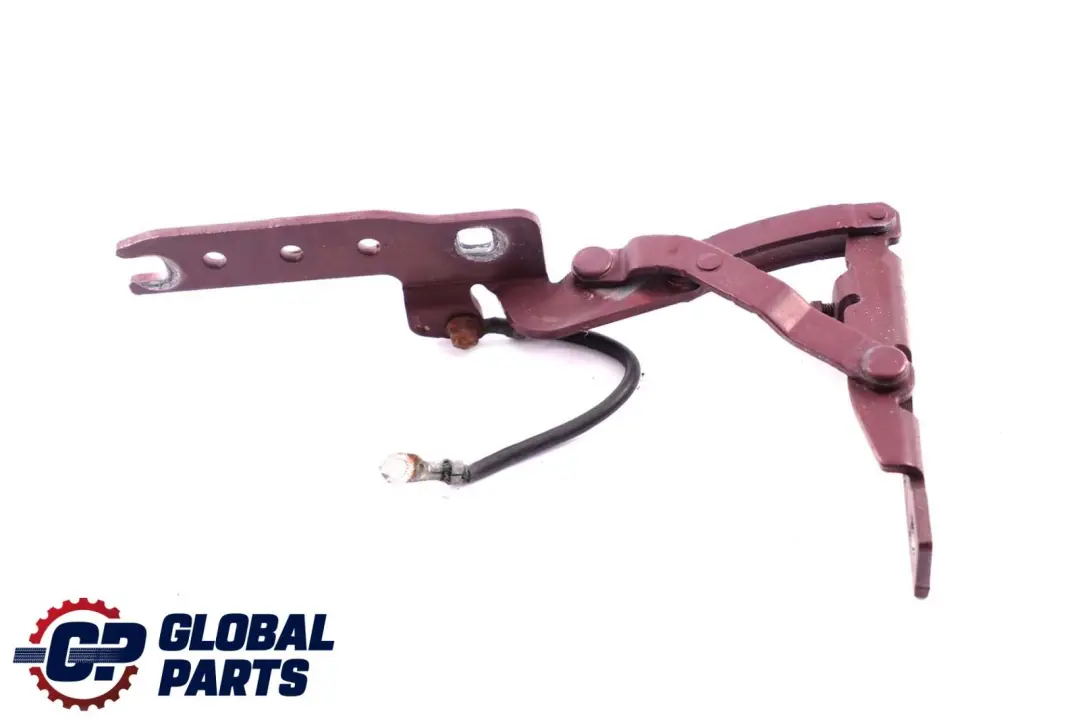 BMW 7 Series E65 Engine Hood Bonnet Right O/S Hinge Barberarot Red A39 - SKU 8240334-BAR - Part number 8240334