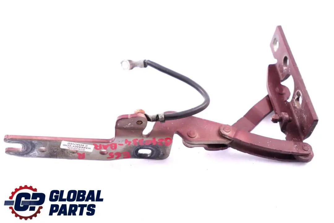 BMW 7 er E65 Scharnier Frontklappe Rechts Barberarot Metallic A39 - SKU 8240334-BAR - Teilenummer 8240334