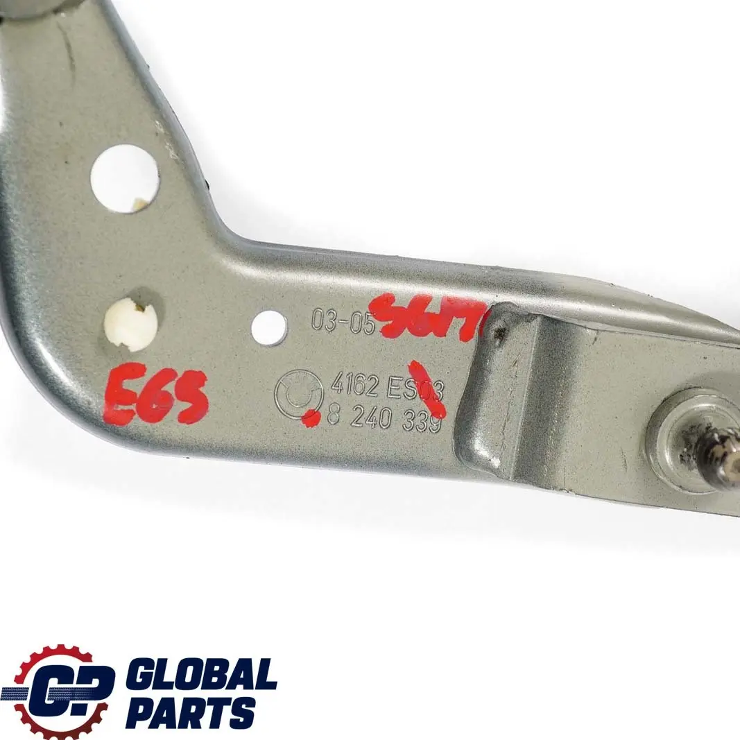 BMW E65 E66 Cerniera Sinistra Bagagliaio Schiefergruen Verde - 449 - SKU 8240339-SGM - Numero di parte 8240339