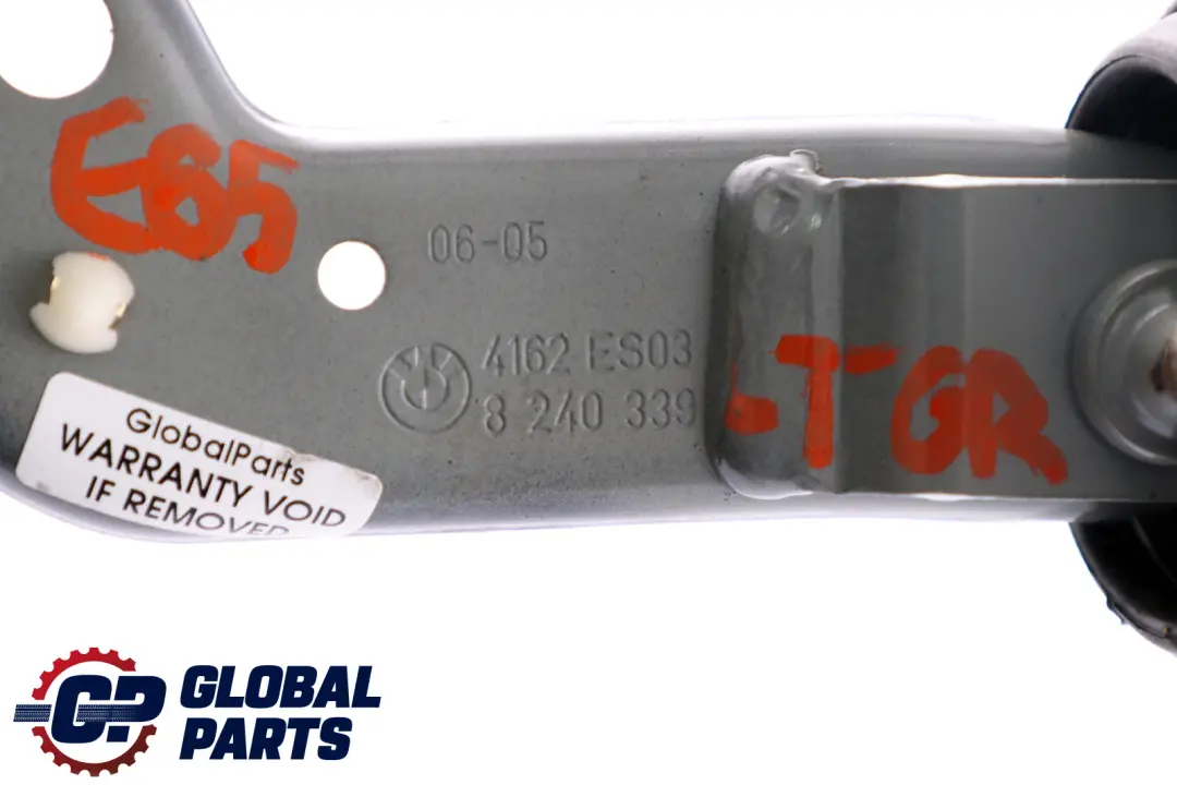 Left Trunk Lid Hinge Titangrau II to BMW 7 Series E65 E66 E67 with Part number 8240339 BMW 7 Series E65 E66 E67 Left Trunk Lid Hinge Titangrau II - SKU 8240339-TGR - Part number 8240339