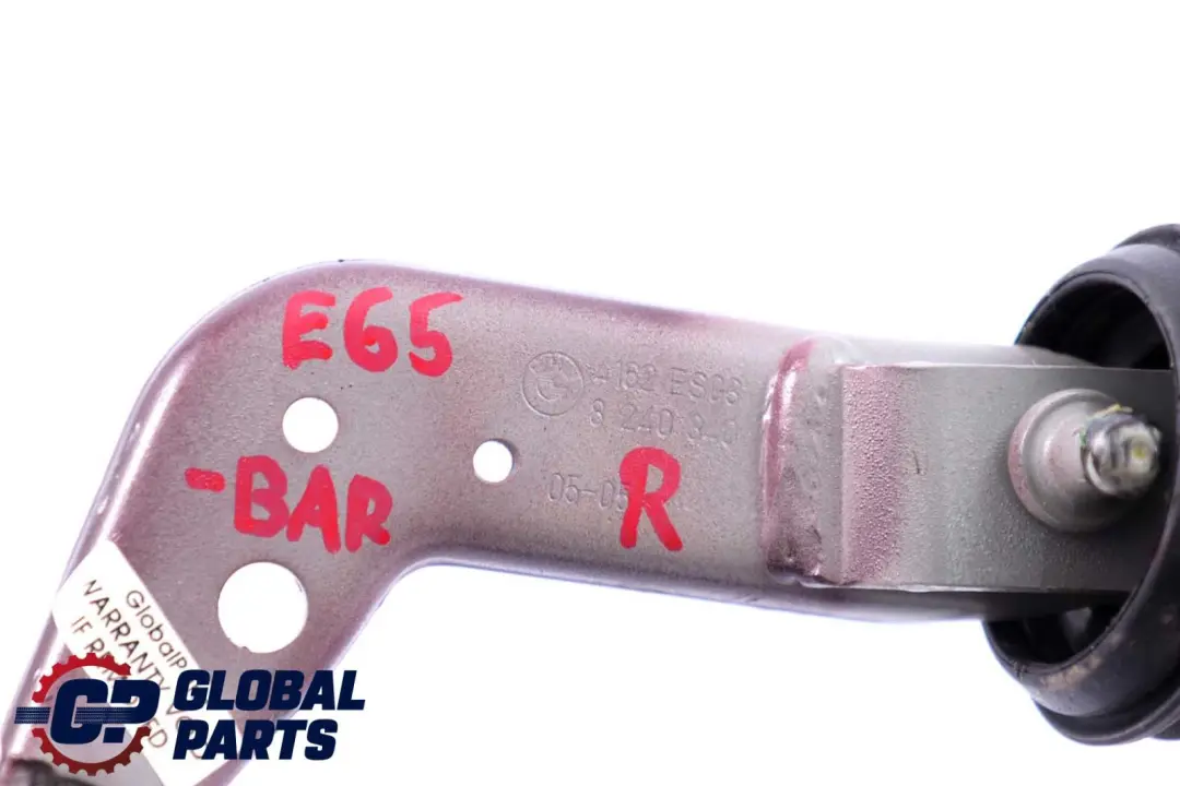 BMW E65 E66 Trunk Lid Hinge Barberarot Barbera Red - A39 Right O/S - SKU 8240340-BAR - Part number 8240340