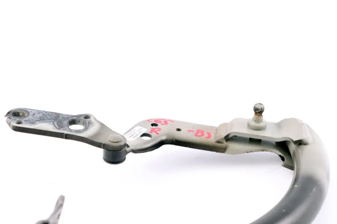 BMW 7 Series E65 E66 E67 Right Trunk Lid Hinge Black Sapphire 475 O/S - SKU 8240340-BS - Part number 8240340