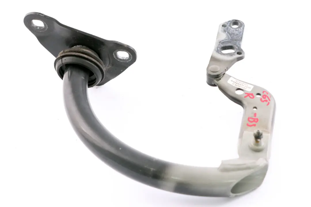 BMW 7 Series E65 E66 E67 Right Trunk Lid Hinge Black Sapphire 475 O/S - SKU 8240340-BS - Part number 8240340
