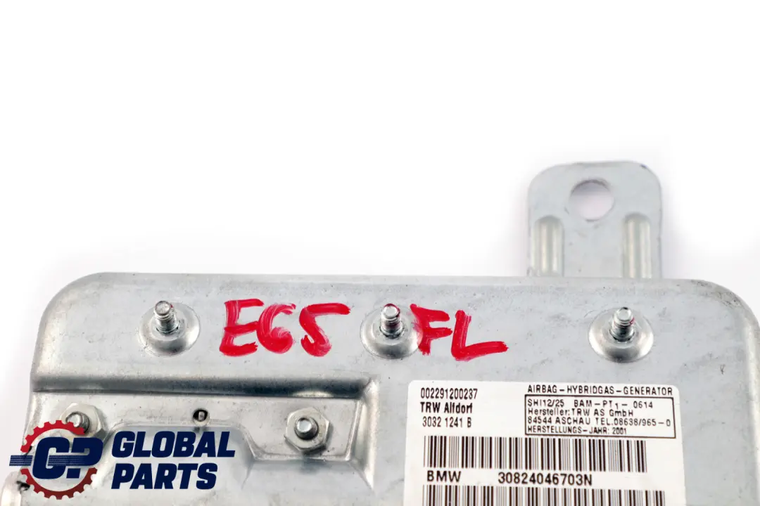 Tür Airbag Modul Vorne Links für BMW E65 E66 mit Teilenummer 8240467 BMW E65 E66 Tür Airbag Modul Vorne Links - SKU 8240467 - Teilenummer 8240467