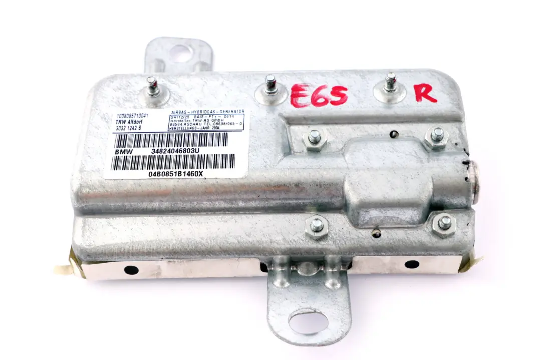 Derecha Módulo Airbag Puerta Delantera para BMW E65 E66 con número de pieza 8240468 BMW E65 E66 Derecha Módulo Airbag Puerta Delantera - SKU 8240468 - Número de pieza 8240468