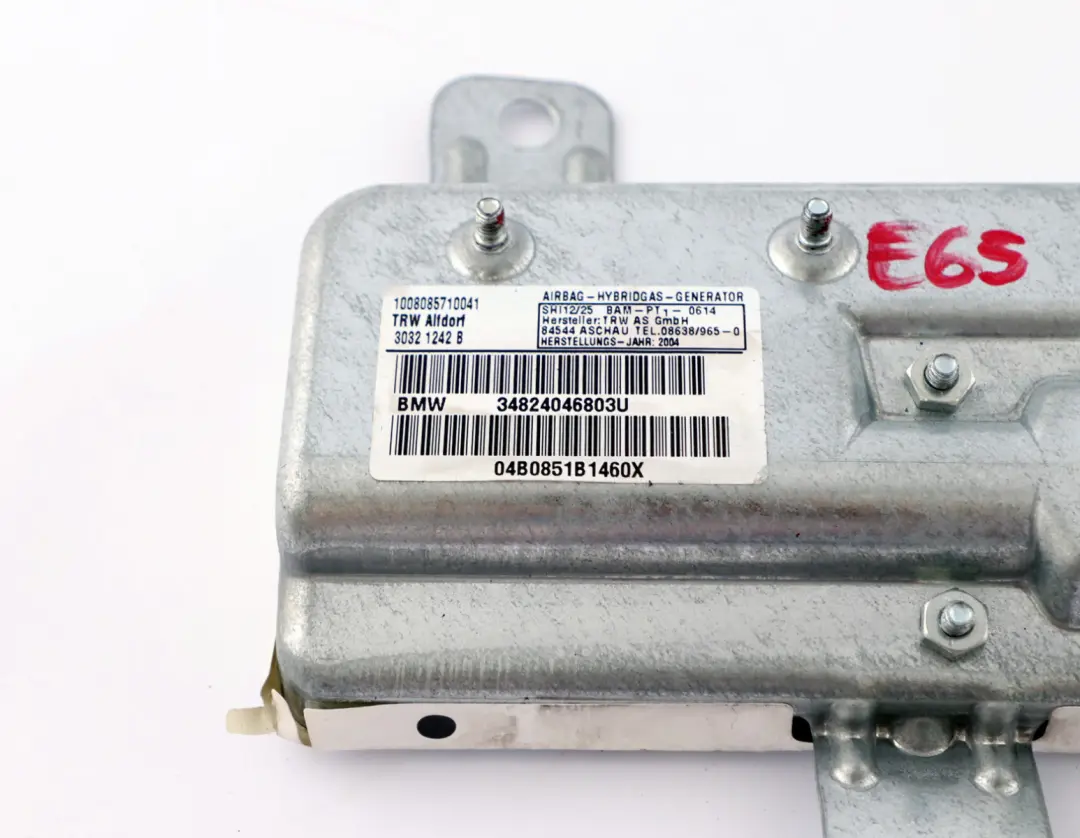 7er E65 E66 Rechts Vordertür Airbag Modul für BMW mit Teilenummer 8240468 BMW 7er E65 E66 Rechts Vordertür Airbag Modul - SKU 8240468 - Teilenummer 8240468