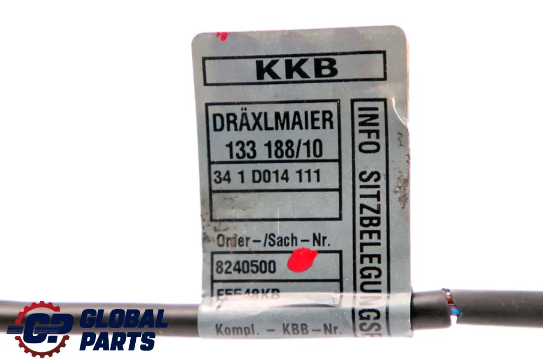  Cable De Conexión BMW E46 X5 E53 X3 E83 Sensor De Ocupación Del Asiento - SKU 8240500 - Número de pieza 8240500