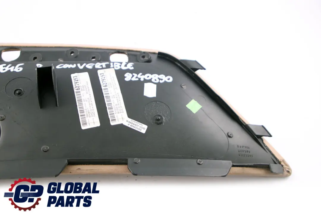 BMW 3 Reihe E46 Cabrio Seitenverkleidung Hinten Rechts Leder Montana Beige - SKU 8240890 - Teilenummer 8240890
