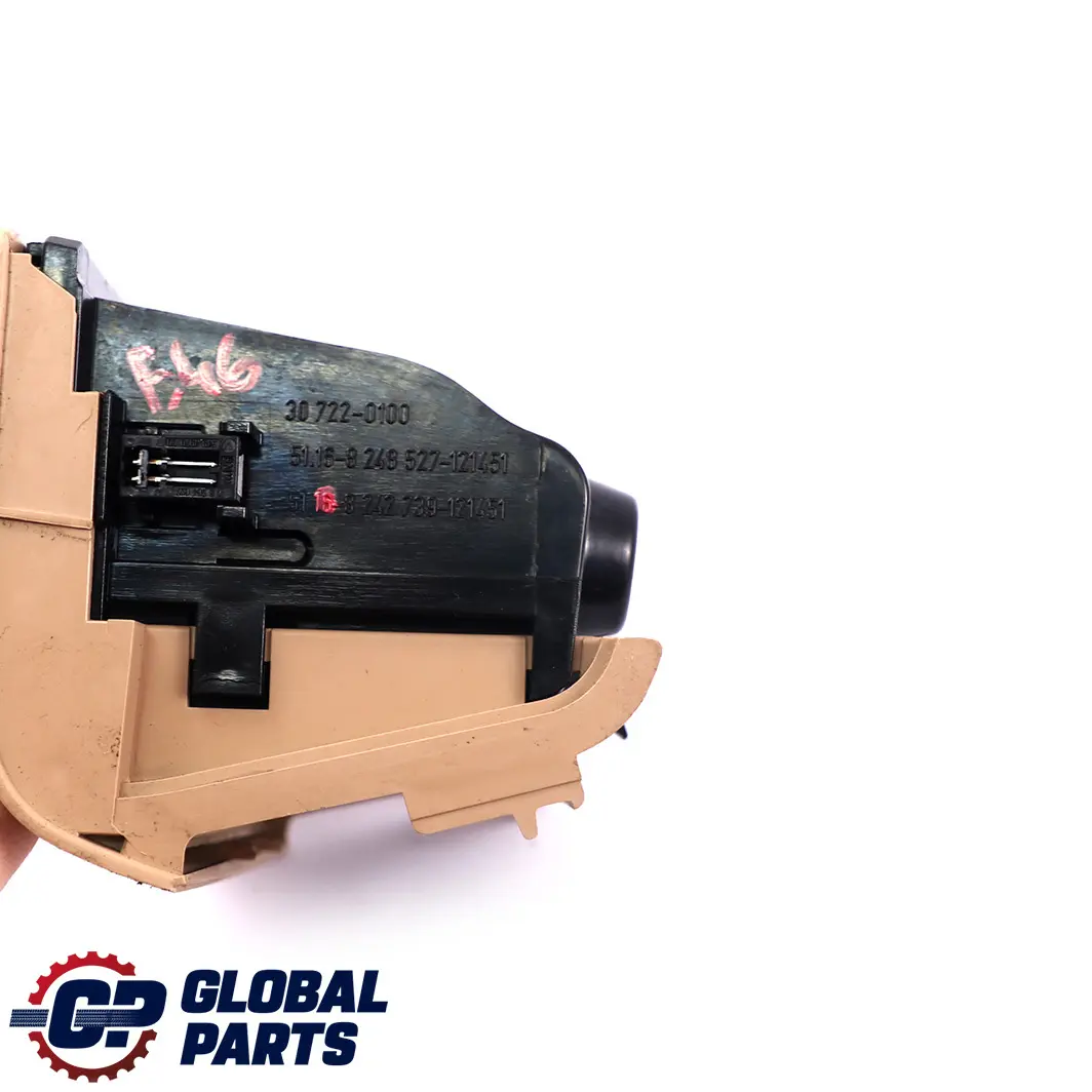  Embellecedor cenicero consola central traseraBMW E46 beige claro - SKU 8242739 - Número de pieza 8242739