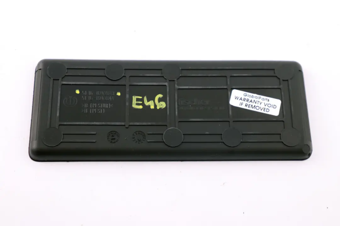 BMW E46 Rubber Insert Front Oddments Tray Black - SKU 8242843 - Part number 8242843
