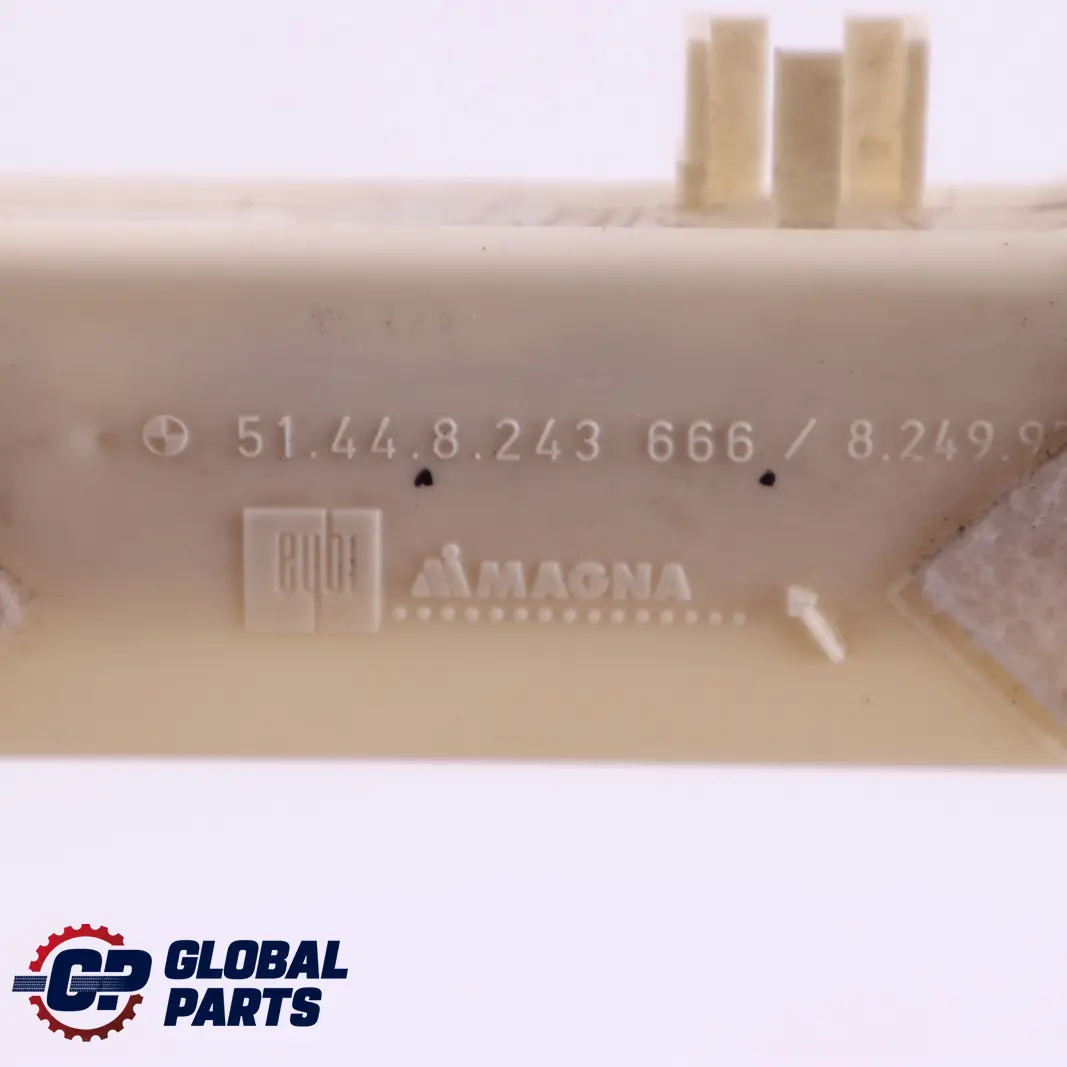 Soporte Sensor Alarma Ultrasónico para BMW E46 Mini Cooper R50 con número de pieza 8243666 BMW E46 Mini Cooper R50 Soporte Sensor Alarma Ultrasónico - SKU 8243666 - Número de pieza 8243666