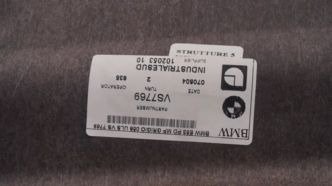 Genuine BMW X5 Series E53 Panorama Headlining Moulded Roof Lining Hellgrau Grey to with Part number 7068293 Genuine BMW X5 Series E53 Panorama Headlining Moulded Roof Lining Hellgrau Grey - SKU 8243730 - Part number 7068293