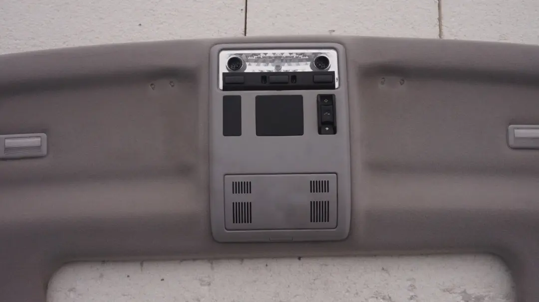 Genuine BMW X5 Series E53 Panorama Headlining Moulded Roof Lining Hellgrau Grey to with Part number 7068293 Genuine BMW X5 Series E53 Panorama Headlining Moulded Roof Lining Hellgrau Grey - SKU 8243730 - Part number 7068293