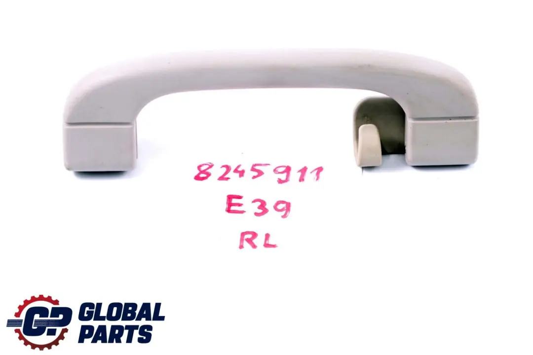 BMW 5 er E39 Haltegriff Dachgriff Hinten Links ITS Hellgrau - SKU 8245911 - Teilenummer 8245911