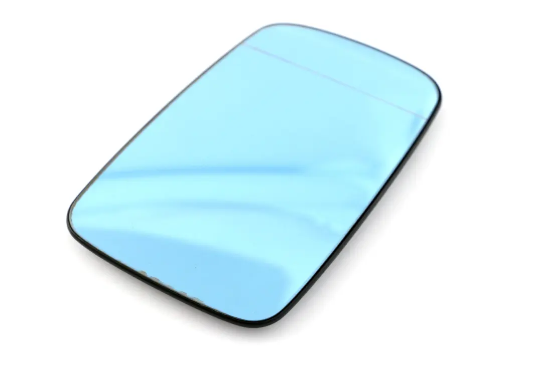 Left N/S Wing Mirror Glass Heated Blue to BMW 3 7 Series E46 E65 E66 with Part number 8247131 BMW 3 7 Series E46 E65 E66 Left N/S Wing Mirror Glass Heated Blue - SKU 8247131 - Part number 8247131