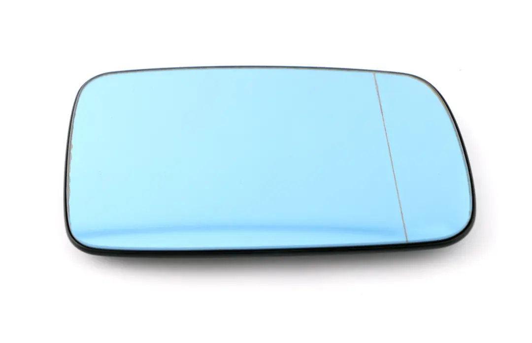 BMW 3 7 Series E46 E65 E66 Left N/S Wing Mirror Glass Heated Blue - SKU 8247131 - Part number 8247131
