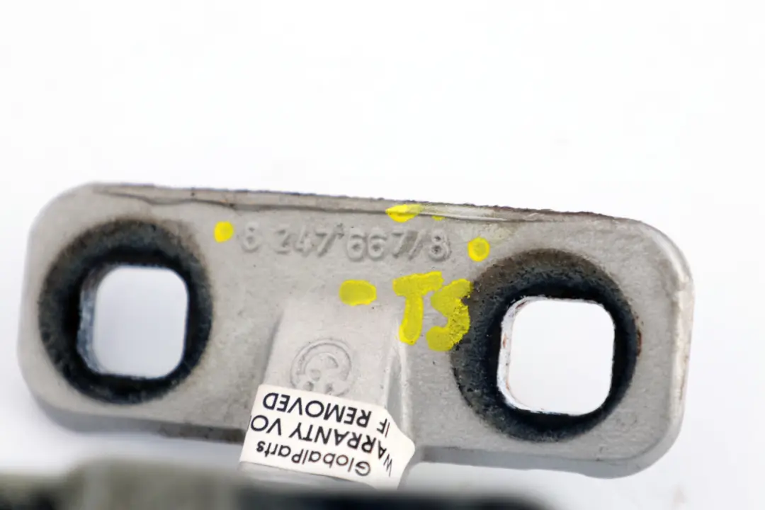 Lewy Górny Zawias Srebrny do BMW X5 E53 o numerze 8247667 BMW X5 E53 Lewy Górny Zawias Srebrny - SKU 8247667-TS - Numer Części 8247667