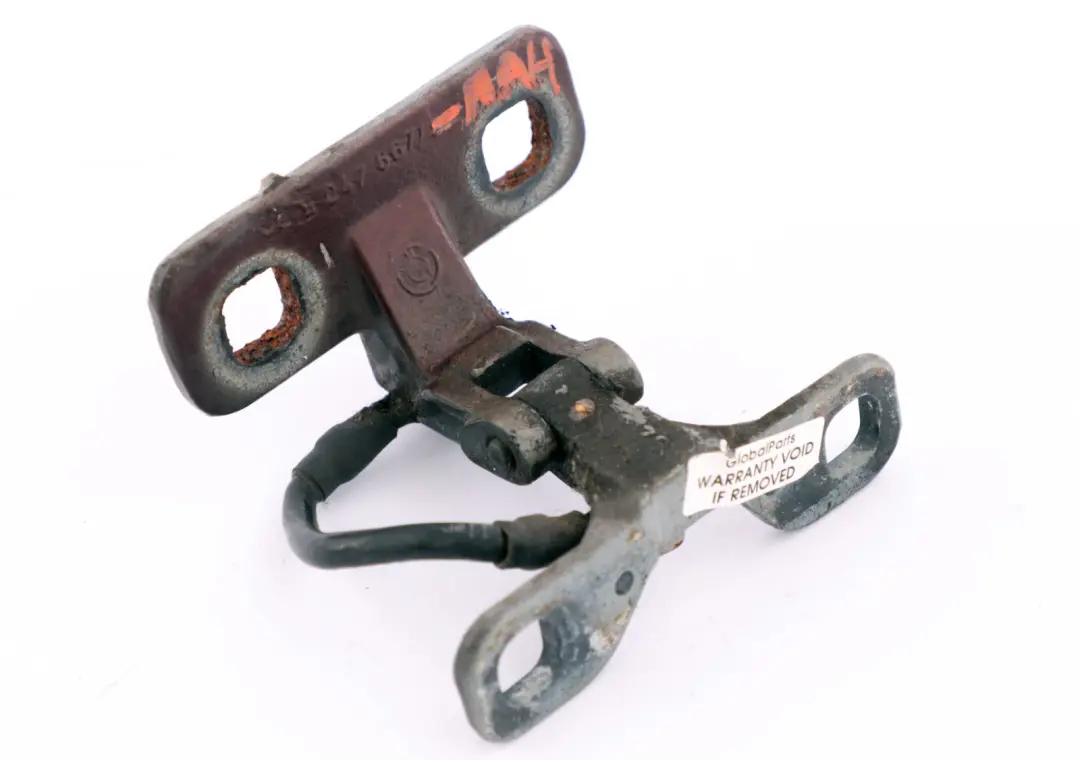 Boot Trunk Lid Right Upper Hinge O/S Mahagoni to BMW X5 Series E53 with Part number 8247668 BMW X5 Series E53 Boot Trunk Lid Right Upper Hinge O/S Mahagoni - SKU 8247668-MAH - Part number 8247668