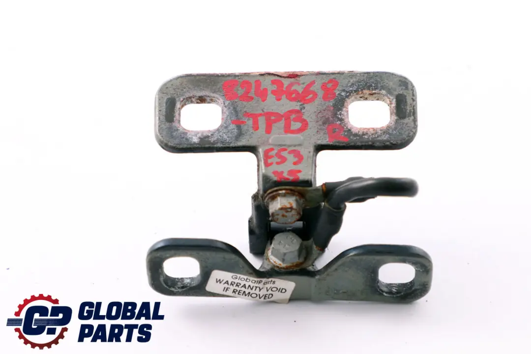 BMW X5 Series E53 Boot Trunk Lid Right Upper Hinge O/S Topasblau Topaz Blue 364 - SKU 8247668-TPB - Part number 7006122