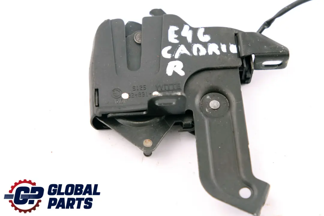 BMW E46 Cierre Mecanismo Plegable Tapa Superior Derecha - SKU 8248314 - Número de pieza 8248314