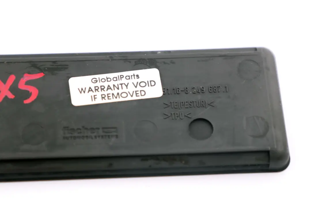 BMW X5 er E53 Einlegematte Ablageschale Mittelarmlehne - SKU 8249687 - Teilenummer 8249687