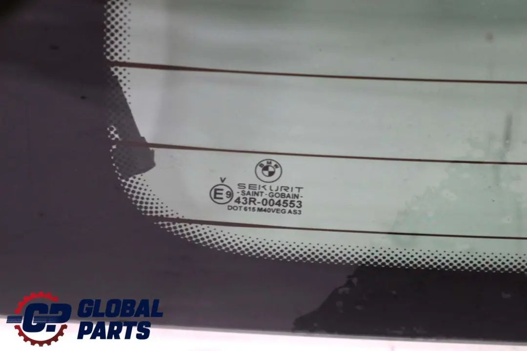 BMW X5 E53 Lunette Arriere AS3 Noir - SKU 8249924 - Numéro de pièce 8249924