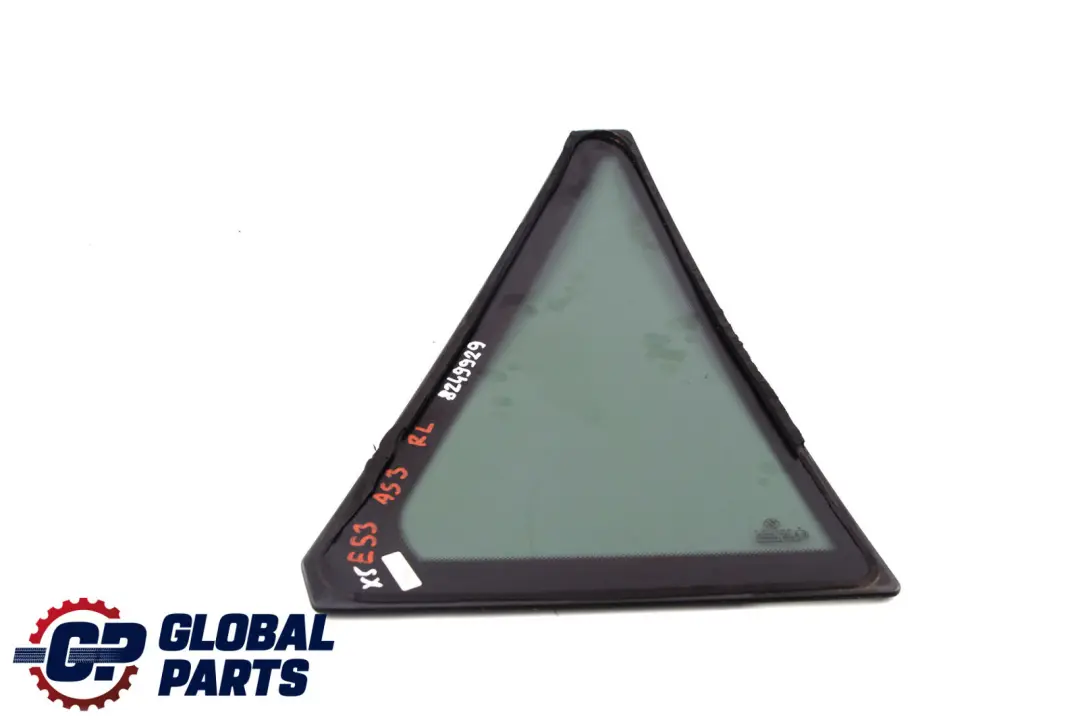 Vetro Finestrino Posteriore Triangolare Fisso AS3 Sinistro per BMW X5 E53 con numero di parte 8249929 BMW X5 E53 Vetro Finestrino Posteriore Triangolare Fisso AS3 Sinistro - SKU 8249929 - Numero di parte 8249929