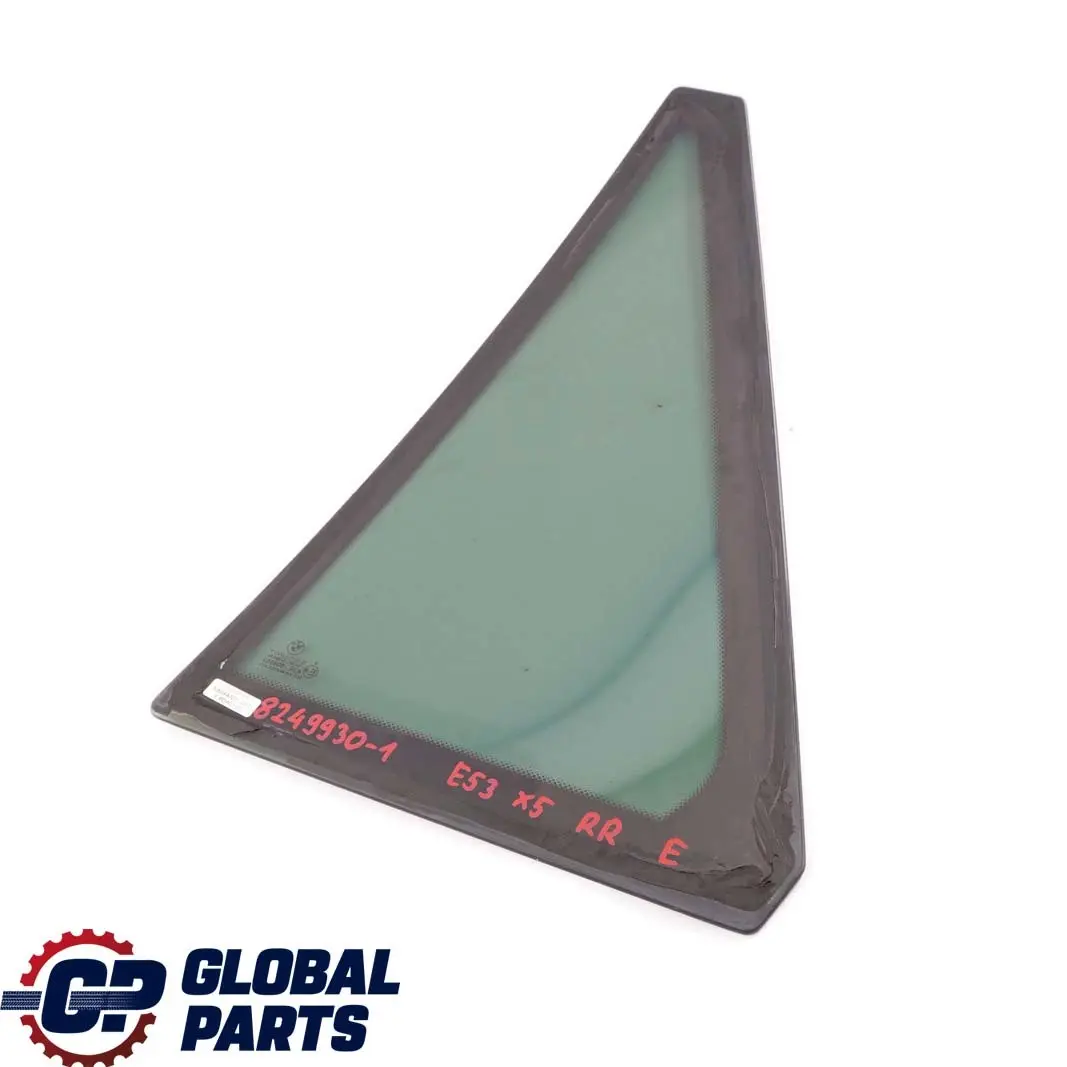BMW X5 E53 Rear Right O/S Fixed Triangle Window Tinted Black AS3 - SKU 8249930-1 - Part number 8249930