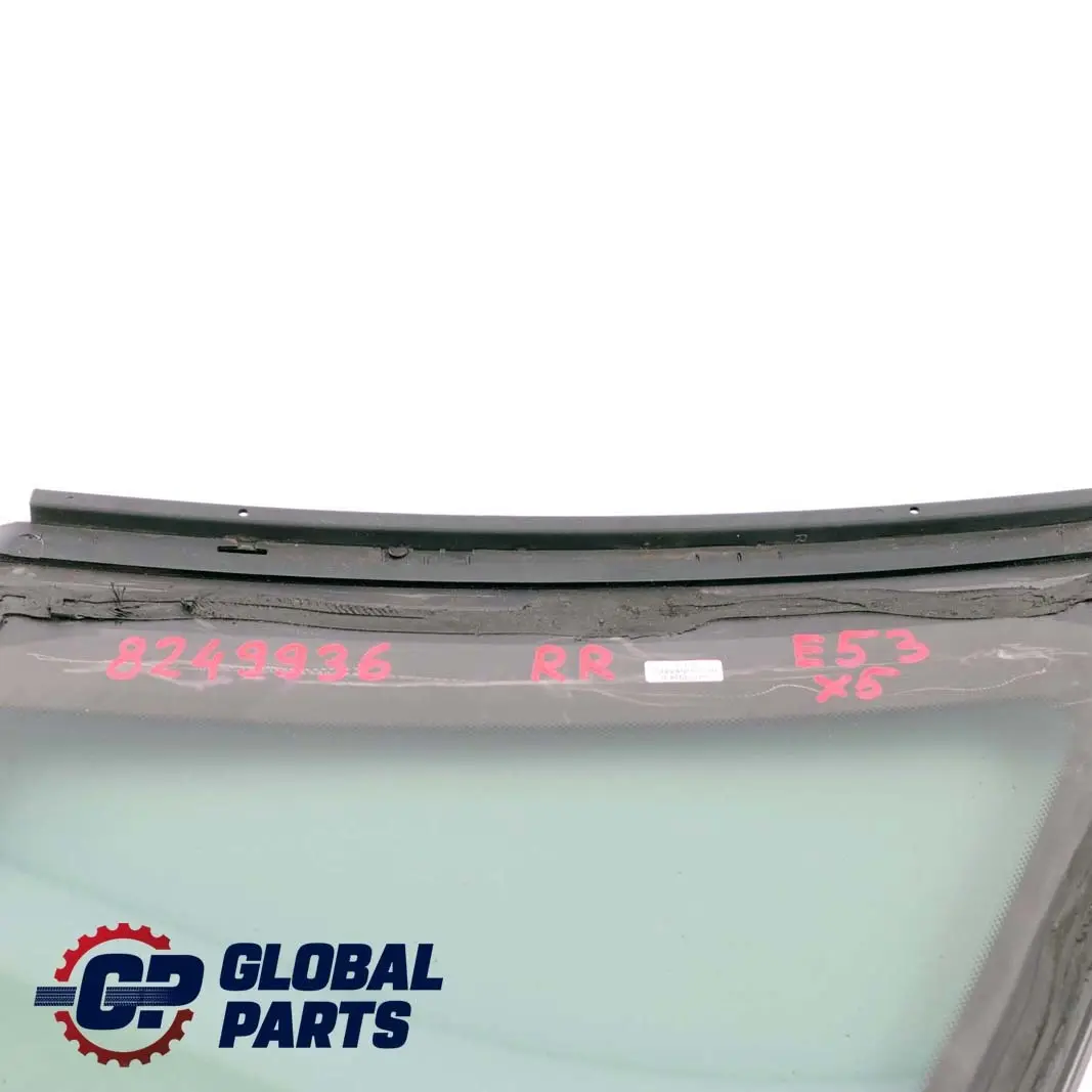 BMW X5 Series E53 Rear Right O/S Side Black Tinted Window Glass AS3 - SKU 8249936 - Part number 8249936