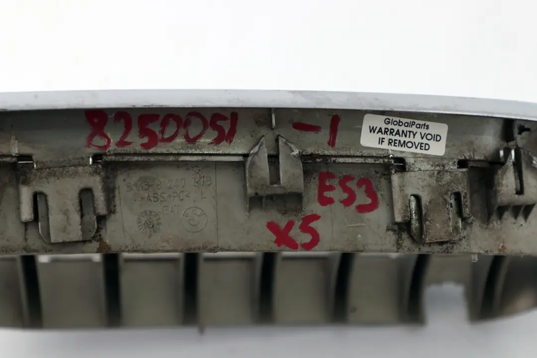BMW X5 E53 Grill nerka atrapa lewa chrom - SKU 8250051-1 - Numer Części 8247673
