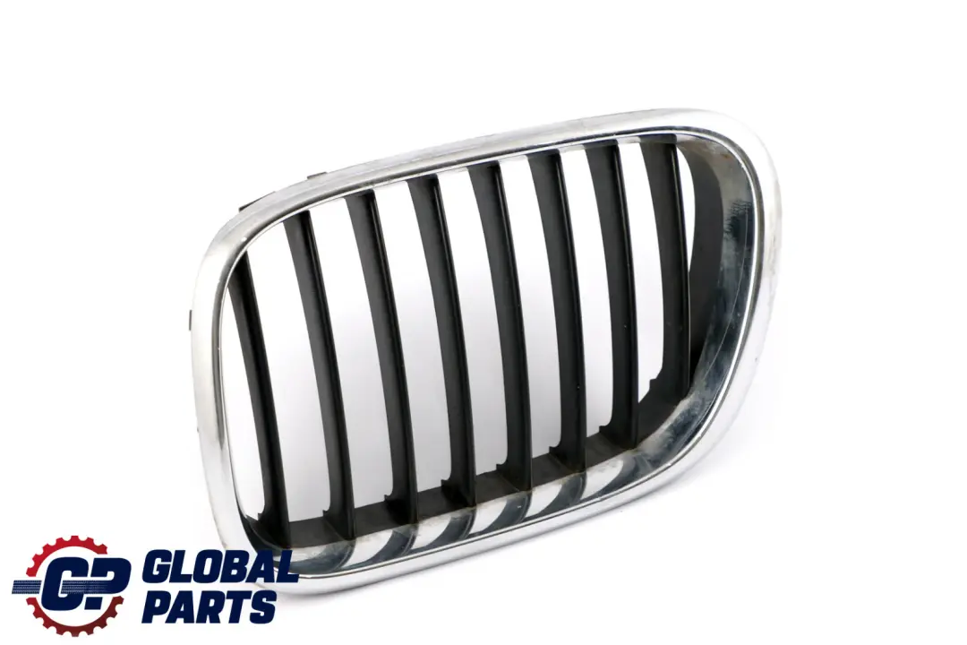 Genuine X5 Series E53 Front Left Chrome Grille N/S to BMW with Part number 8247673 BMW Genuine X5 Series E53 Front Left Chrome Grille N/S - SKU 8250051 - Part number 8247673