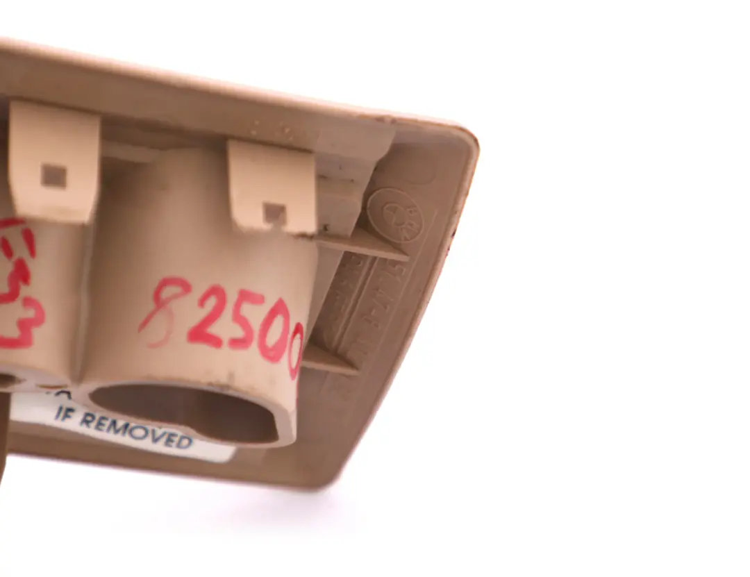 Front Right O/S Hook Roller Net Helbeige Beige to BMW X5 Series E53 with Part number 8402132 BMW X5 Series E53 Front Right O/S Hook Roller Net Helbeige Beige - SKU 8250066 - Part number 8402132