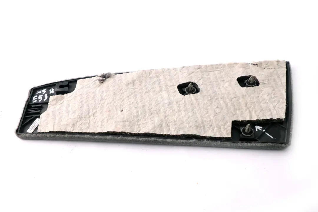BMW X5 E53 Pannello Rivestimento Console Centrale Posteriore Destra Grigio - SKU 8250102-1 - Numero di parte 8250102