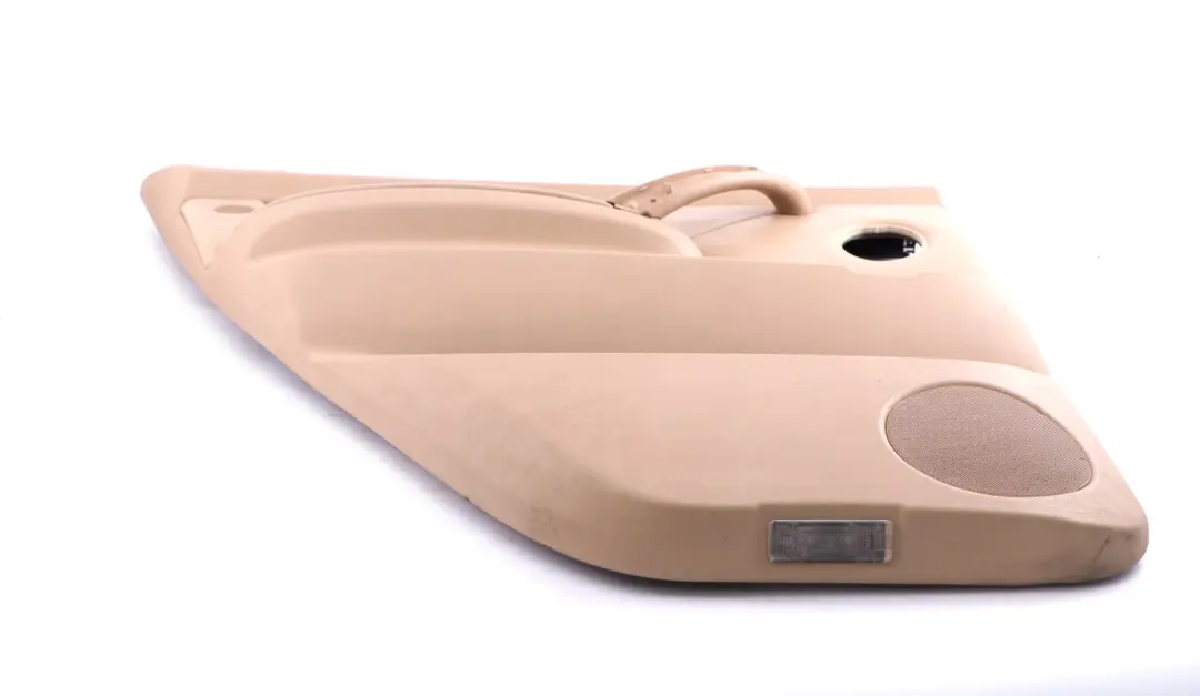 Left N/S Door Card Trim Panel Leather Beige Roller Blind to BMW X5 Series E53 Rear with Part number 8250209 BMW X5 Series E53 Rear Left N/S Door Card Trim Panel Leather Beige Roller Blind - SKU 8250209 - Part number 8250209