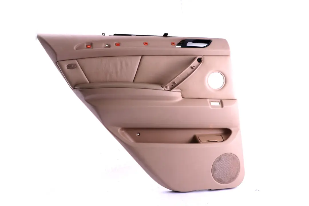 Left N/S Door Card Trim Panel Leather Beige Roller Blind to BMW X5 Series E53 Rear with Part number 8250209 BMW X5 Series E53 Rear Left N/S Door Card Trim Panel Leather Beige Roller Blind - SKU 8250209 - Part number 8250209