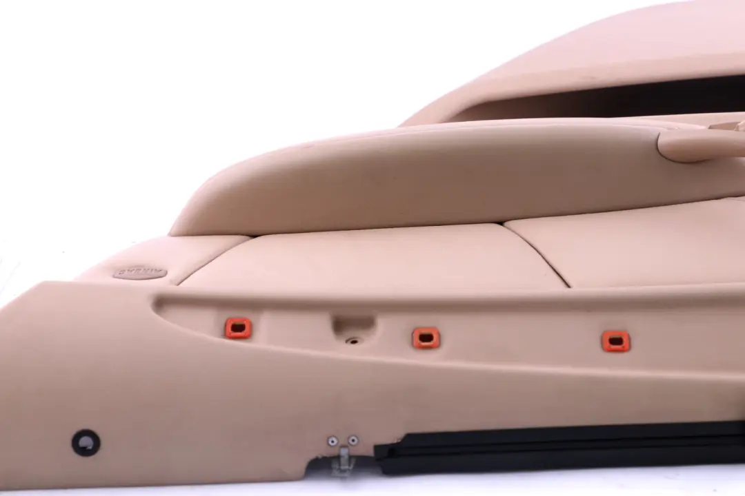 Right O/S Door Card Trim Panel Leather Beige Roller Blin to BMW X5 Series E53 Rear with Part number 8250210 BMW X5 Series E53 Rear Right O/S Door Card Trim Panel Leather Beige Roller Blin - SKU 8250210 - Part number 8250210