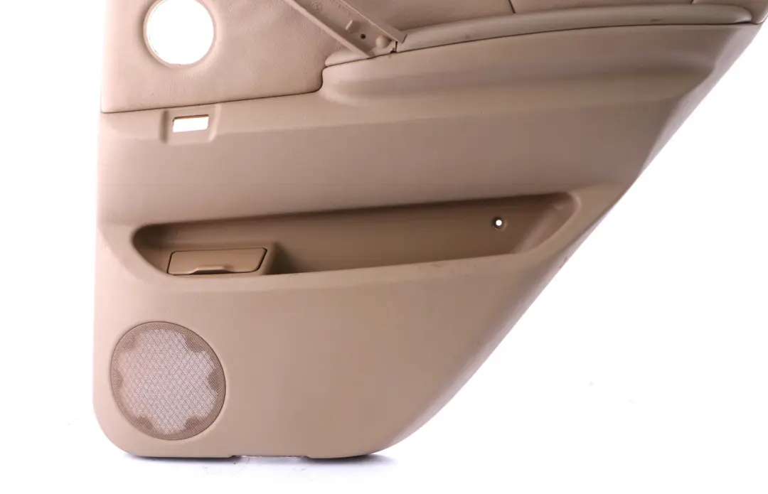 Right O/S Door Card Trim Panel Leather Beige Roller Blin to BMW X5 Series E53 Rear with Part number 8250210 BMW X5 Series E53 Rear Right O/S Door Card Trim Panel Leather Beige Roller Blin - SKU 8250210 - Part number 8250210