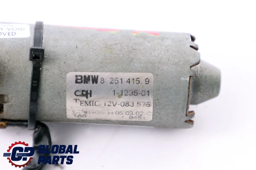 Front Right O/S Seat Backrest Adjustment Actuator to BMW X5 Series E53 with Part number 8251415 BMW X5 Series E53 Front Right O/S Seat Backrest Adjustment Actuator - SKU 8251415 - Part number 8251415