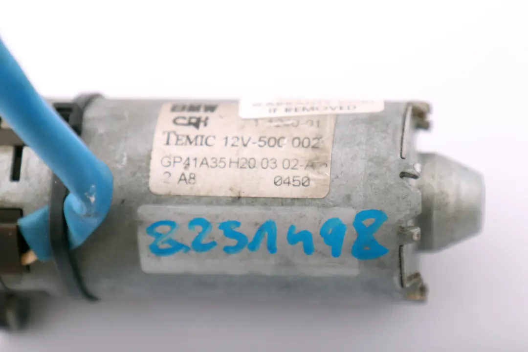 Moteur Reglage d'Inclinais. Siege CRH 1-1240-01 pour BMW 3 X5 Serie E46 E53 à propos du numéro de pièce 8251498 BMW 3 X5 Serie E46 E53 Moteur Reglage d'Inclinais. Siege CRH 1-1240-01 - SKU 8251498 - Numéro de pièce 8251498